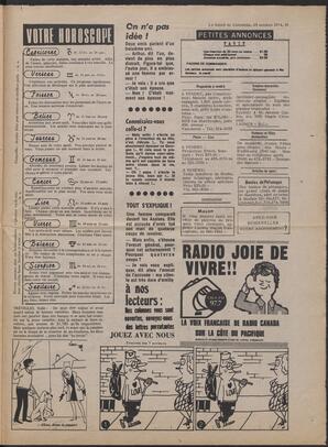 Le Soleil de Colombie, October 25, 1974, page 15
