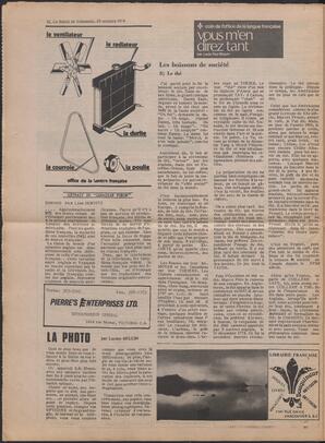 Le Soleil de Colombie, October 25, 1974, page 12