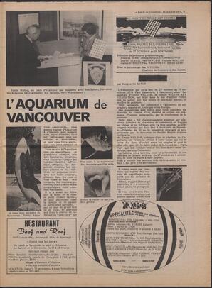 Le Soleil de Colombie, October 25, 1974, page 9