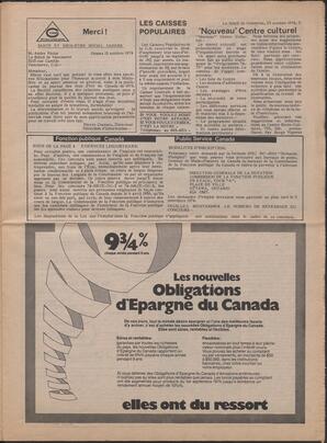 Le Soleil de Colombie, October 25, 1974, page 5