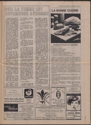 Le Soleil de Colombie, October 18, 1974, page 13