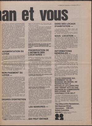 Le Soleil de Colombie, October 18, 1974, page 9