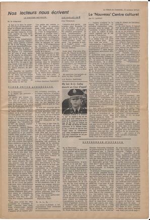 Le Soleil de Colombie, October 11, 1974, page 5