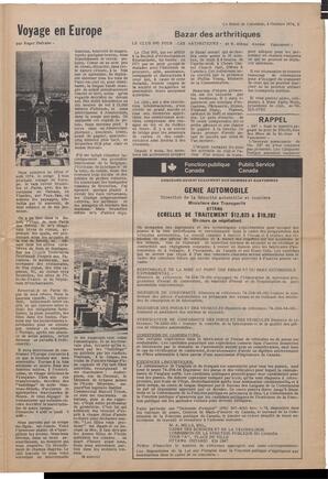 Le Soleil de Colombie, October 4, 1974, page 11