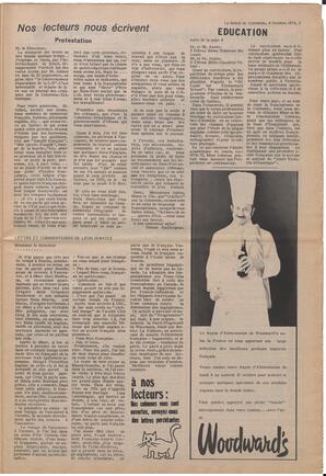 Le Soleil de Colombie, October 4, 1974, page 5