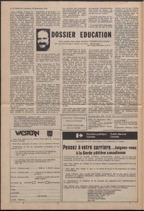 Le Soleil de Colombie, September 13, 1974, page 4