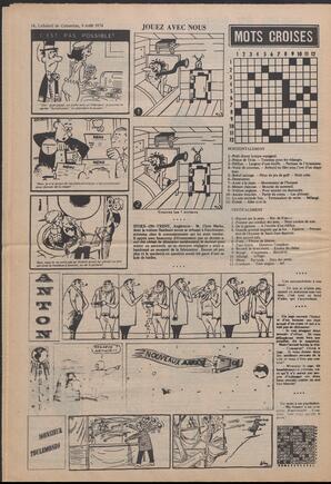 Le Soleil de Colombie, August 9, 1974, page 14
