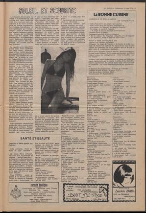 Le Soleil de Colombie, August 9, 1974, page 13