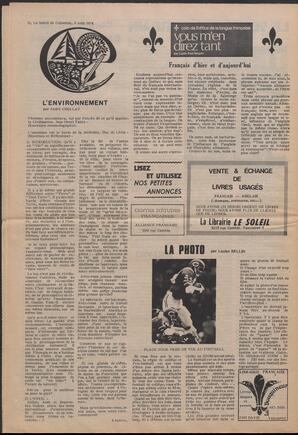 Le Soleil de Colombie, August 9, 1974, page 12