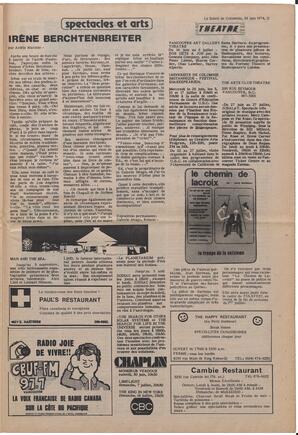 Le Soleil de Colombie, June 28, 1974, page 11
