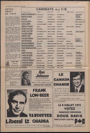 Le Soleil de Colombie, June 28, 1974, page 6