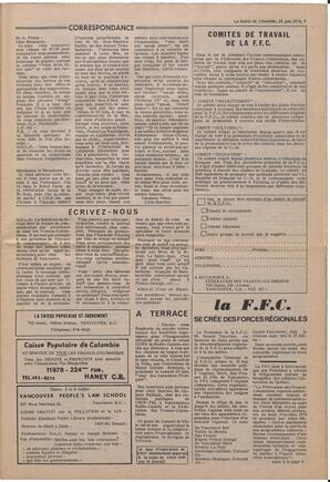 Le Soleil de Colombie, June 28, 1974, page 3