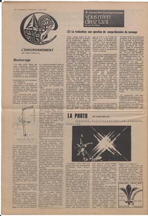 Le Soleil de Colombie, June 7, 1974, page 16