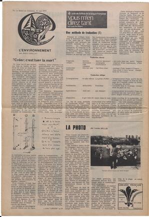 Le Soleil de Colombie, May 31, 1974, page 12