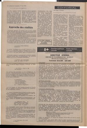Le Soleil de Colombie, May 17, 1974, page 4