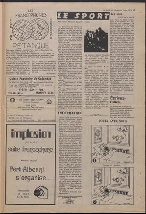 Le Soleil de Colombie, May 3, 1974, page 19