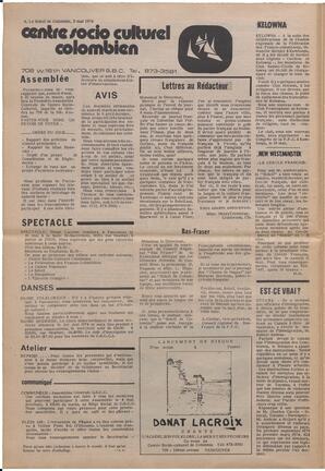 Le Soleil de Colombie, May 3, 1974, page 4