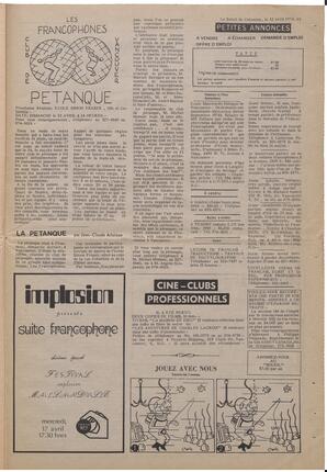 Le Soleil de Colombie, April 12, 1974, page 15