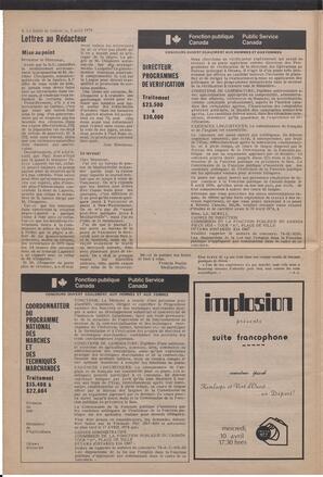 Le Soleil de Colombie, April 5, 1974, page 4