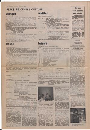 Le Soleil de Colombie, March 15, 1974, page 6