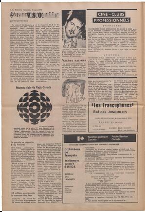 Le Soleil de Colombie, March 8, 1974, page 6