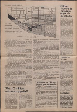 Le Soleil de Colombie, March 1, 1974, page 4