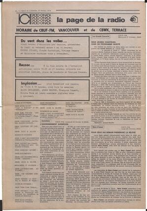 Le Soleil de Colombie, February 22, 1974, page 16