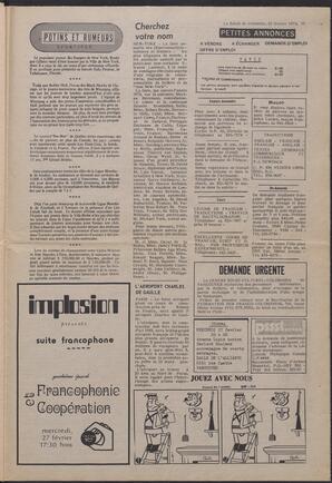 Le Soleil de Colombie, February 22, 1974, page 15