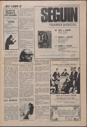 Le Soleil de Colombie, February 22, 1974, page 9
