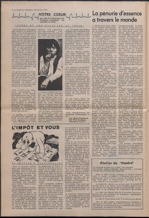 Le Soleil de Colombie, February 22, 1974, page 6