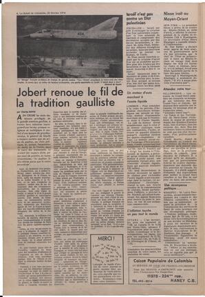 Le Soleil de Colombie, February 22, 1974, page 4