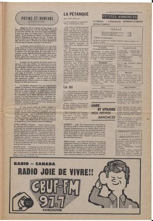 Le Soleil de Colombie, February 8, 1974, page 15