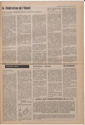 Le Soleil de Colombie, February 8, 1974, page 3