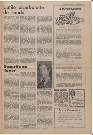 Le Soleil de Colombie, February 1, 1974, page 13