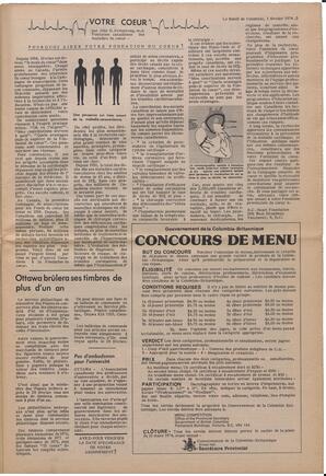 Le Soleil de Colombie, February 1, 1974, page 3