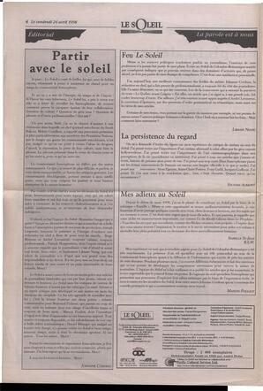 Le Soleil de Colombie-Britannique, April 24, 1998, page 4