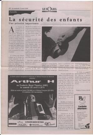 Le Soleil de Colombie-Britannique, April 17, 1998, page 12