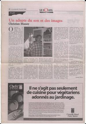 Le Soleil de Colombie-Britannique, April 10, 1998, page 28