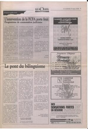 Le Soleil de Colombie-Britannique, March 27, 1998, page 7