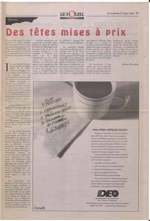 Le Soleil de Colombie-Britannique, March 27, 1998, page 17
