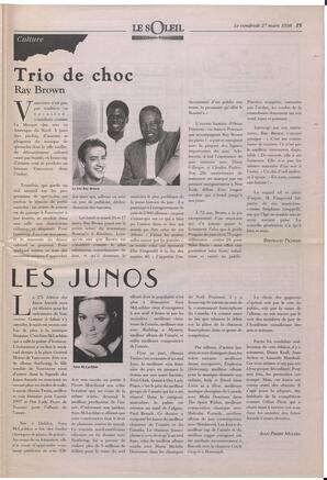 Le Soleil de Colombie-Britannique, March 27, 1998, page 15