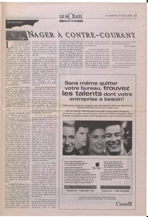 Le Soleil de Colombie-Britannique, March 27, 1998, page 13