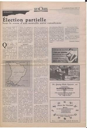 Le Soleil de Colombie-Britannique, March 20, 1998, page 5