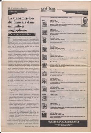 Le Soleil de Colombie-Britannique, March 20, 1998, page 12