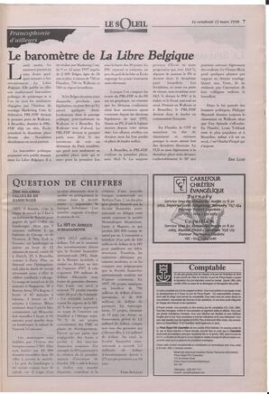 Le Soleil de Colombie-Britannique, March 13, 1998, page 7