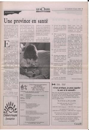Le Soleil de Colombie-Britannique, March 13, 1998, page 5