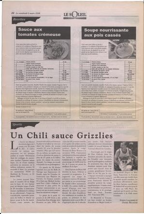 Le Soleil de Colombie-Britannique, March 6, 1998, page 20