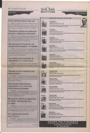 Le Soleil de Colombie-Britannique, March 6, 1998, page 18