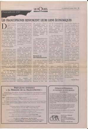 Le Soleil de Colombie-Britannique, March 6, 1998, page 11