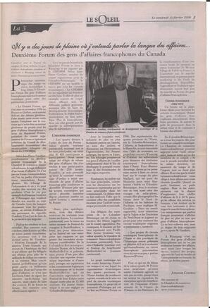 Le Soleil de Colombie-Britannique, February 13, 1998, page 3